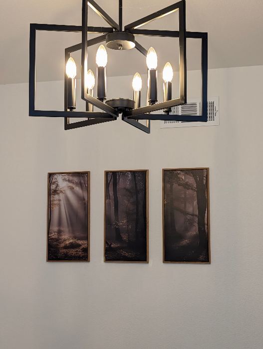Modern Cage Chandelier