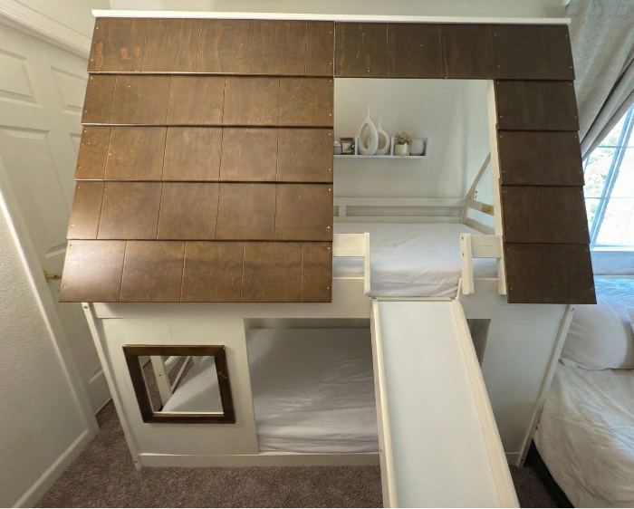 Treehouse Bunk Bed With Slide