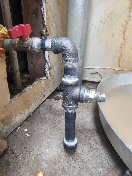 Outdoor Pipe Valve Repair