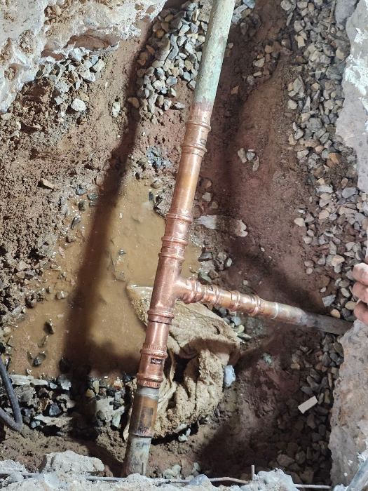 Underground Copper Pipe Repair