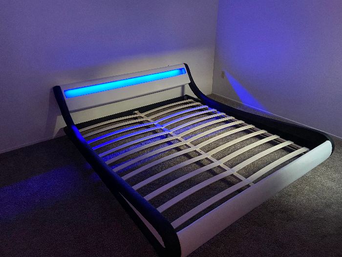 LED Platform Bed Frame