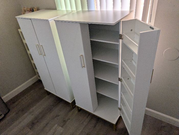 White Storage Cabinets