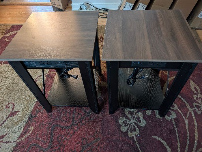 Charging Station Side Tables