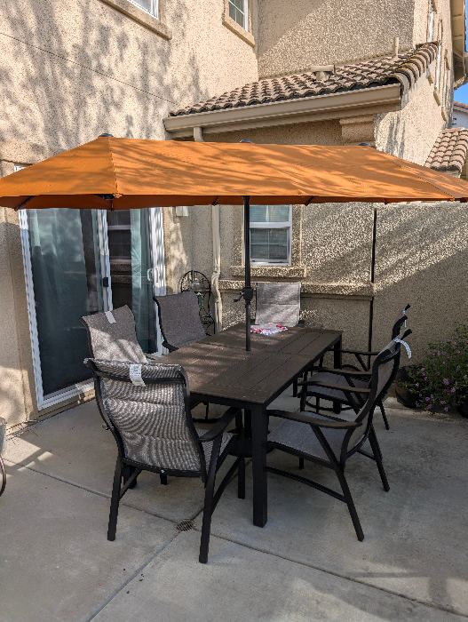Patio Dining Set Umbrella