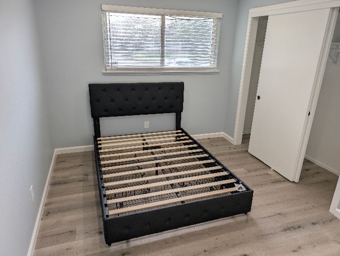 Tufted Platform Bed Frame