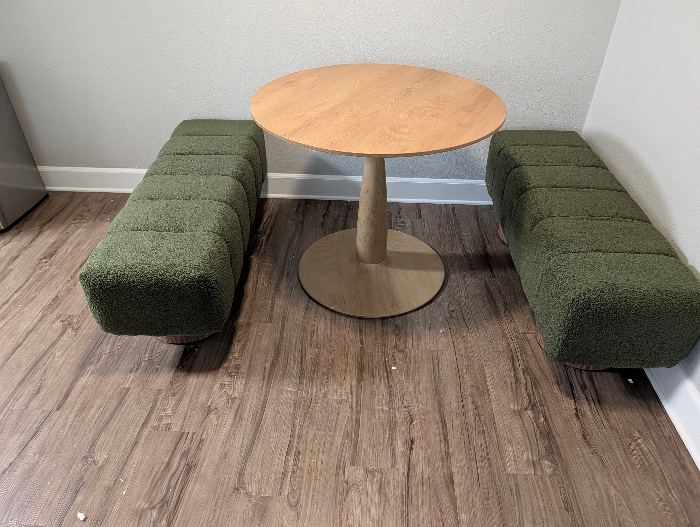 Round Table And Benches