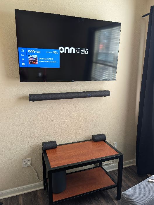 Wall-Mounted VIZIO TV