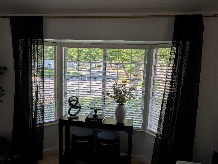 Bay Window Curtain Rod