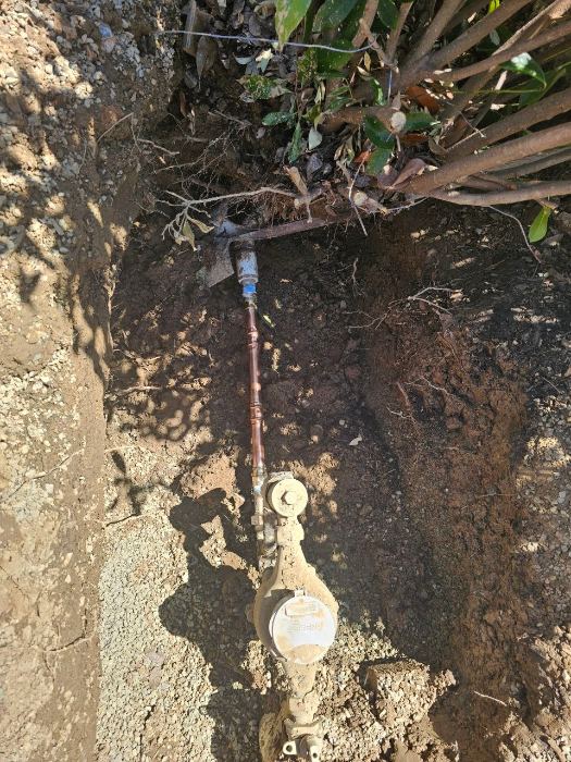 Underground Water Line Repair