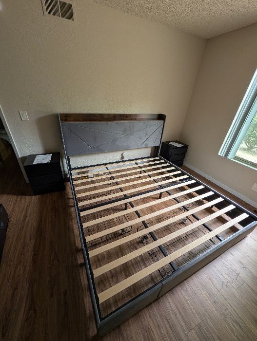 Farmhouse Platform Bed Frame
