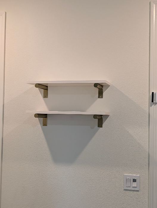 Wall-Mounted Floating Shelves