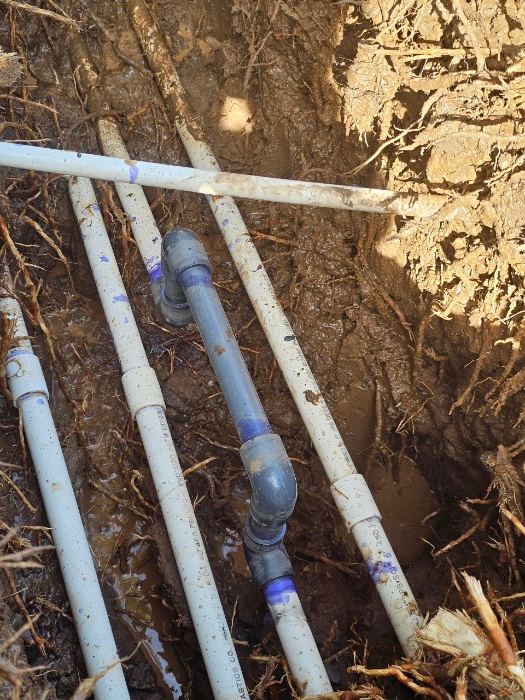 Underground PVC Pipe Repair