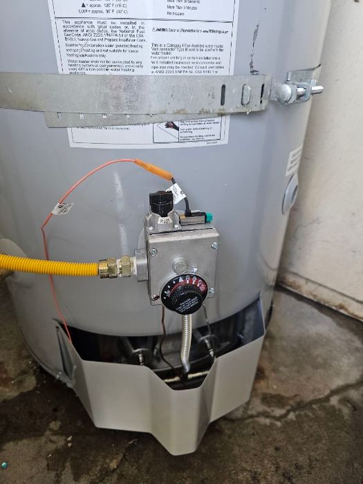 Water Heater Gas Valve