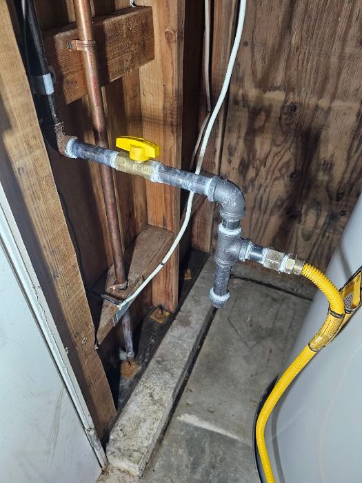 Gas Line Shutoff Installation