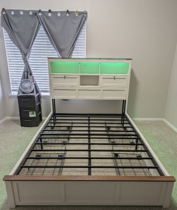 Bookcase Storage Bed