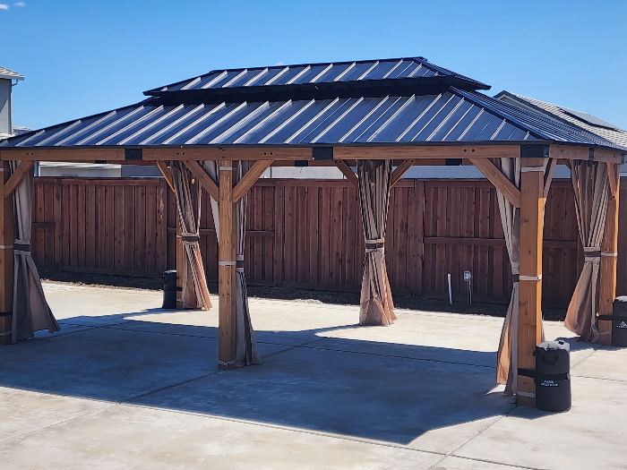 Backyard Wood Gazebo