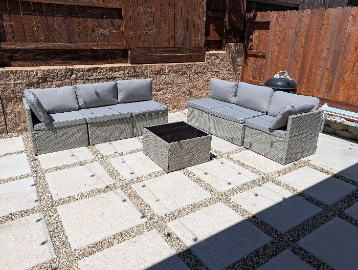 Outdoor Patio Sofa Set
