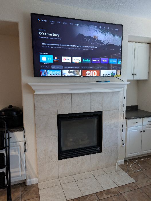Wall-Mounted Fire TV